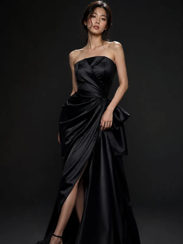 Satin studio portrait